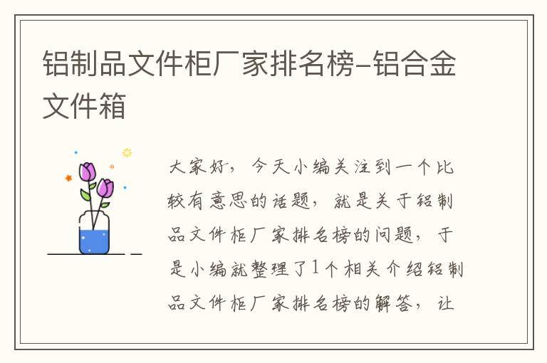 铝制品文件柜厂家排名榜-铝合金文件箱