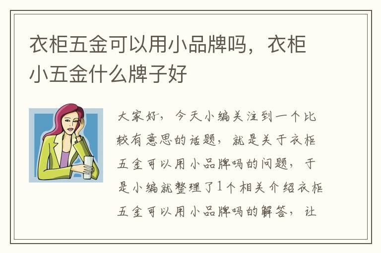 衣柜五金可以用小品牌吗，衣柜小五金什么牌子好